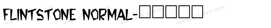 Flintstone Normal字体转换
